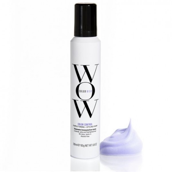 Color WOW Color Control Toning & Styling Foam for Blonde Hair 6.8oz